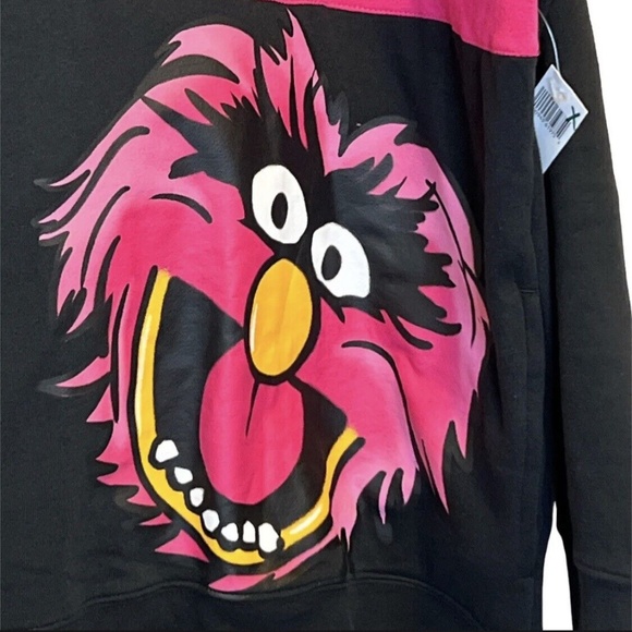 Disney Adult Muppets Red Animal Hoodie Sweater XXL SOFT NEW - Picture 4 of 5